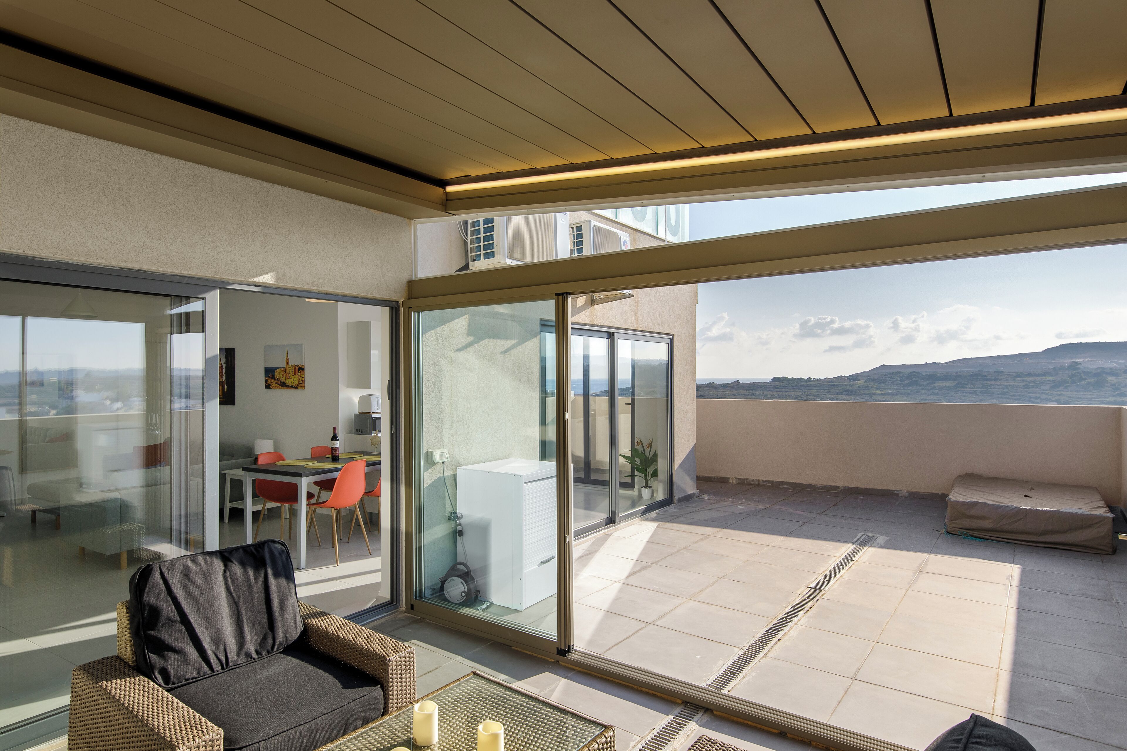 Penthouse, 2 Bedrooms, Kitchen, Beach View | Terrace/patio