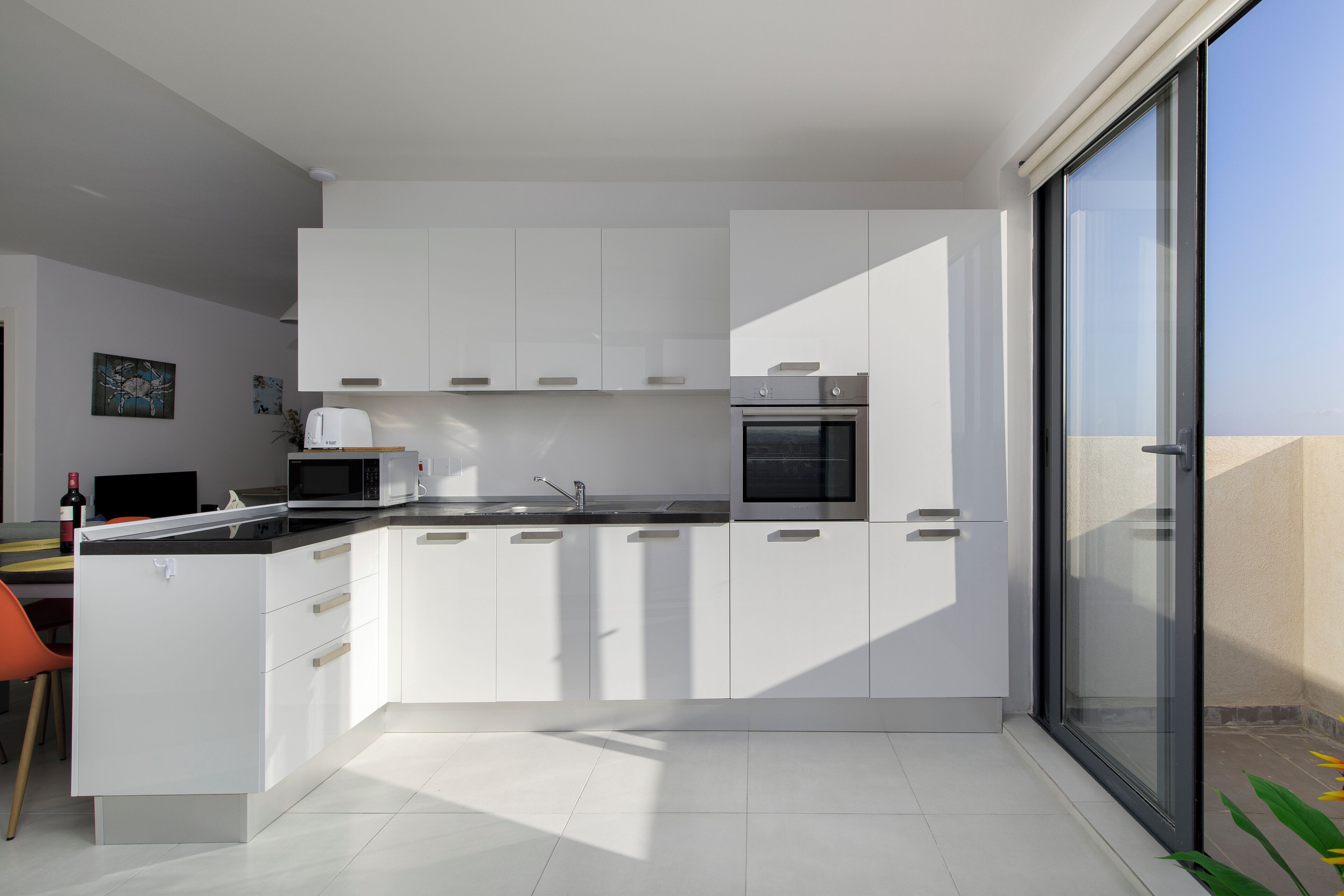 Penthouse, 2 phòng ngủ, bếp, quang cảnh bãi biển | Bếp riêng