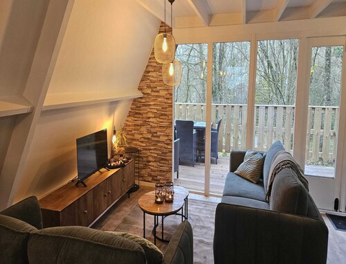 Fenced Country Chalet in Durbuy