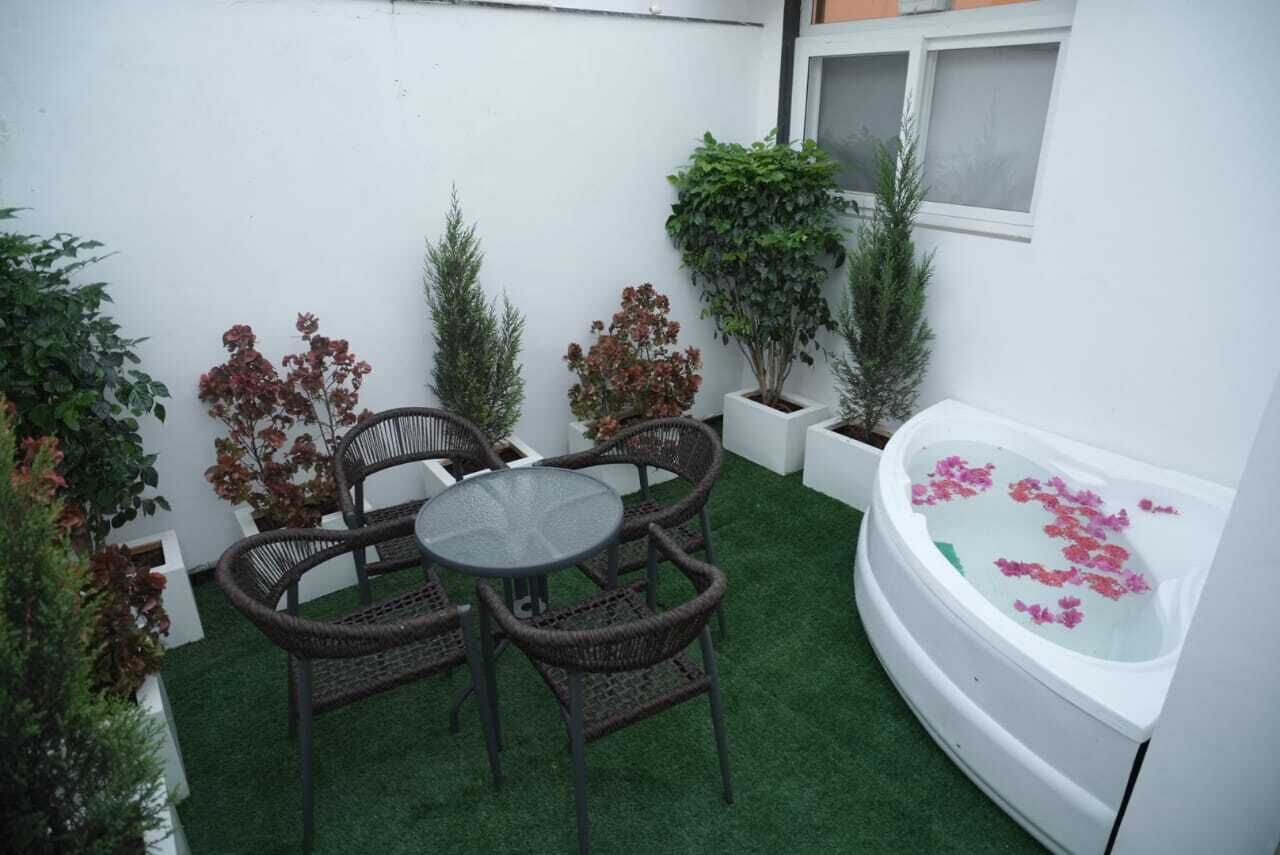 Baignoire relaxante profonde