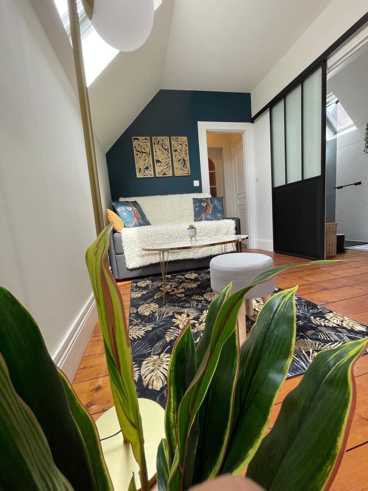 Maisonette, Gartenblick | Wohnbereich