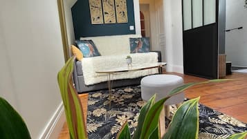 Appartement Duplex, vue jardin | Coin séjour