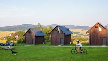 Vista frontal de la propiedad