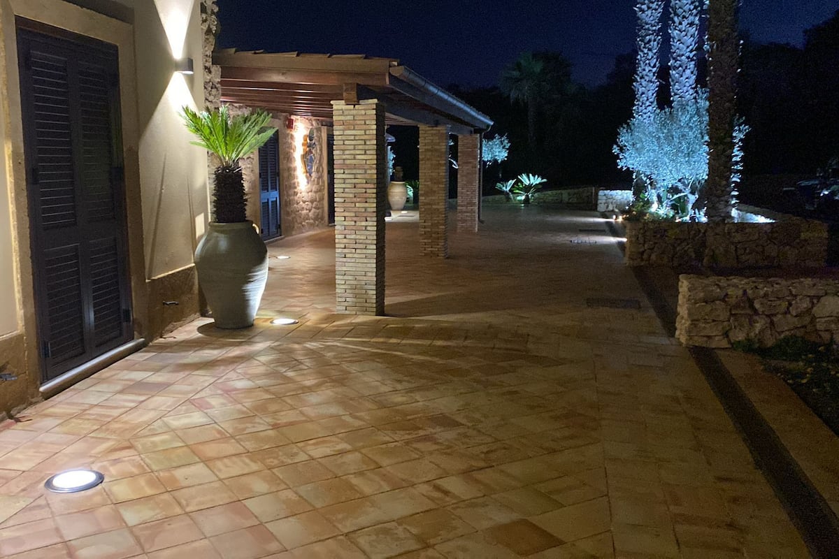 Desk, laptop workspace