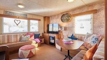 TV, fireplace, offices
