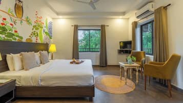 Chambre Deluxe Double ou avec lits jumeaux, vue colline | Bureau, espace de travail pour ordinateur portable, Wi-Fi gratuit