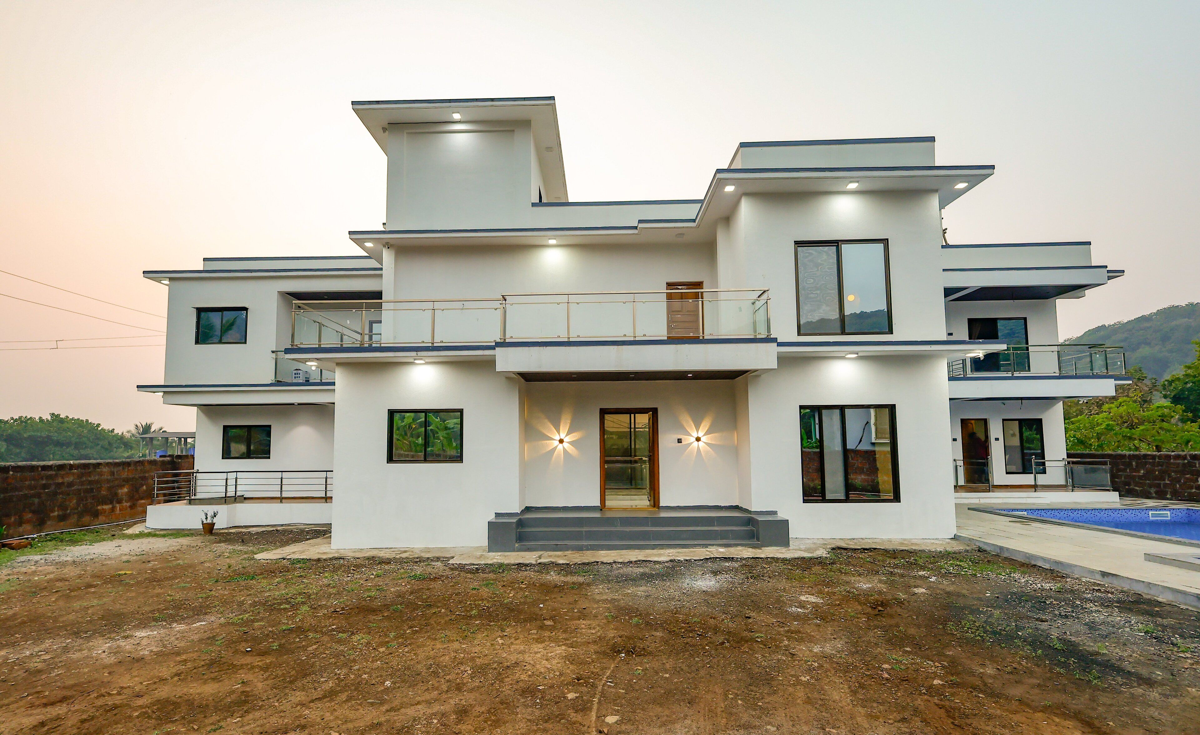 Fachada de la propiedad