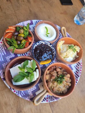 Daily local cuisine breakfast (USD 7 per person) - White House Suites (Beirut)