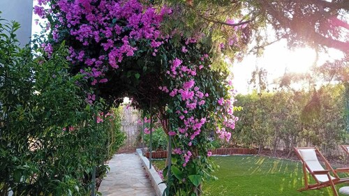 Nice 2-bedroom bougainvillea cottage, 5km from the sea