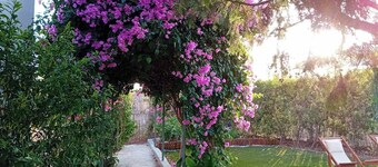Nice 2-bedroom bougainvillea cottage, 5km from the sea