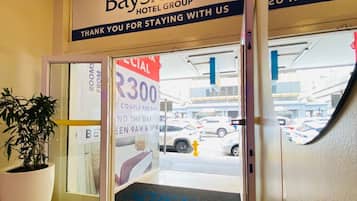 Entrada de la propiedad