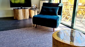 Chalet | Living room - Contemporary Ardennes Chalet in Durbuy (Durbuy)
