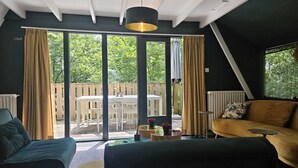 Chalet | Living room - Contemporary Ardennes Chalet in Durbuy (Durbuy)