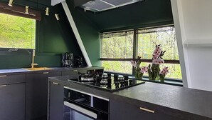 Chalet | Private kitchen - Contemporary Ardennes Chalet in Durbuy (Durbuy)