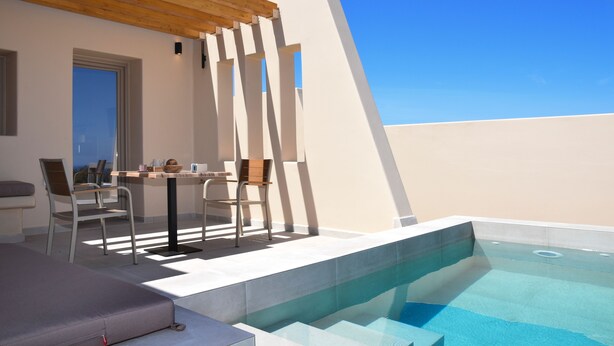 Outdoor pool - Santorini - Villa - Sleeps 2 - Pool - Parking (Santorini)