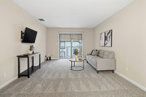 TV, offices - Airy 2BR home perfect for families (Lawrenceville)