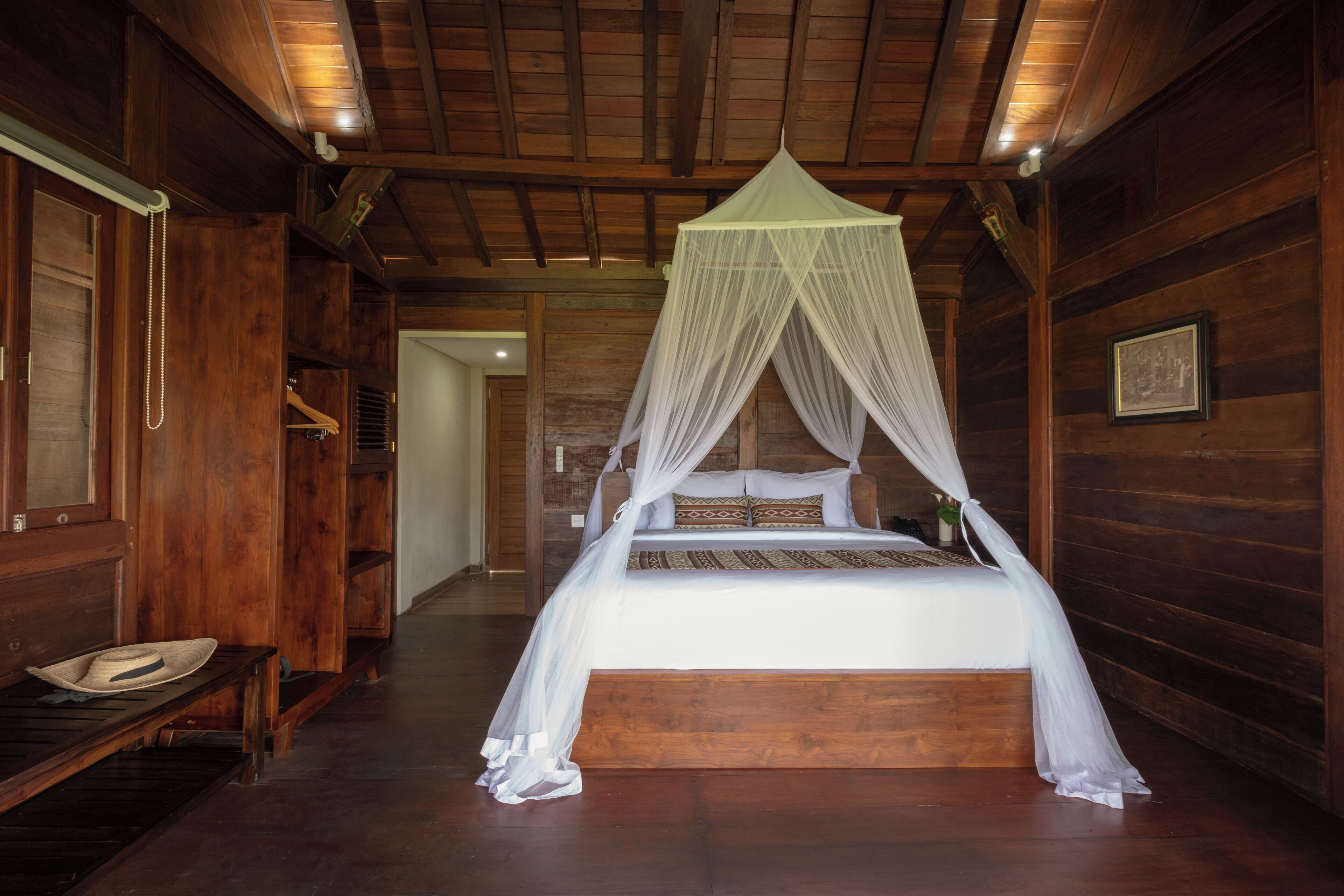 Deluxe villa, balkon, uitzicht op tuin | Gratis wifi