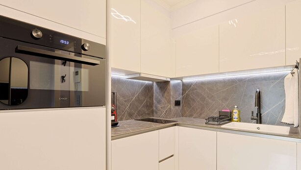 Private kitchen - Le Fleuri - 1 bedroom - Cannes City center (Cannes)