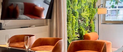 Căn hộ Deluxe, quang cảnh bãi biển | Phòng ăn