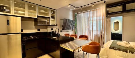 Appartement Deluxe, vue plage | Cuisine privée