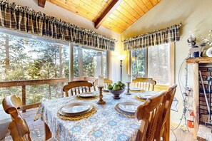 House (3 Bedrooms) | Interior - 3BR Idyllic Cabin in the Woods w/ Wood Fireplace (Crestline)