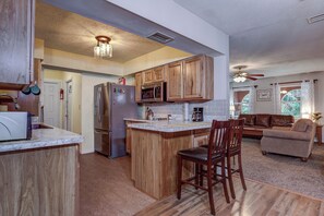 House (2 Bedrooms) | Interior - 2BR Waterfront House w/ Rustic Charm & Kayaks (Inverness)