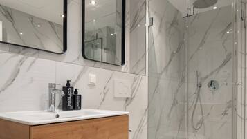 Departamento, para no fumadores, cocina | Baño | Regadera, secadora de cabello, toallas, jabón