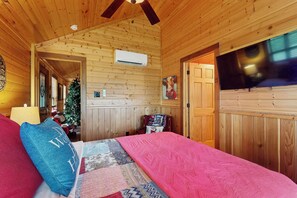 House (2 Bedrooms) | Interior - Water-view Cabin w/ Front Porch, W & D, Streaming (Carmine)