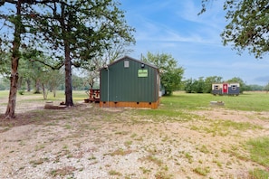 House (1 Bedroom) | Interior - 1BR Rustic Cabin w/ Kitchenette, Streaming & Wifi (Ledbetter)