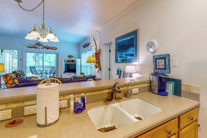 House (3 Bedrooms) | Interior - Dog-friendly Riverfront 3BR w/ Fire Pit & Dock (Bell)