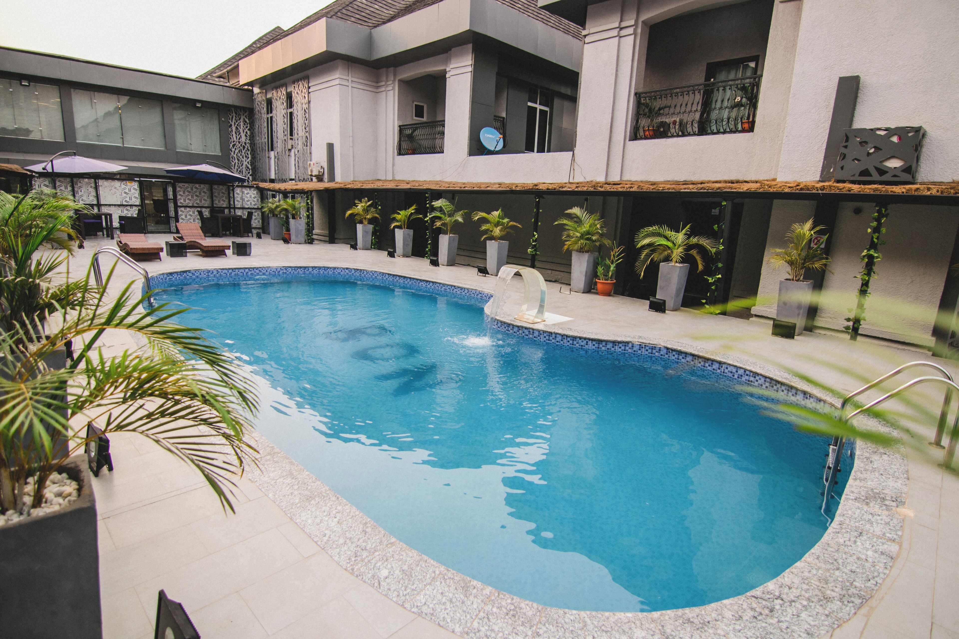 Alberca al aire libre 