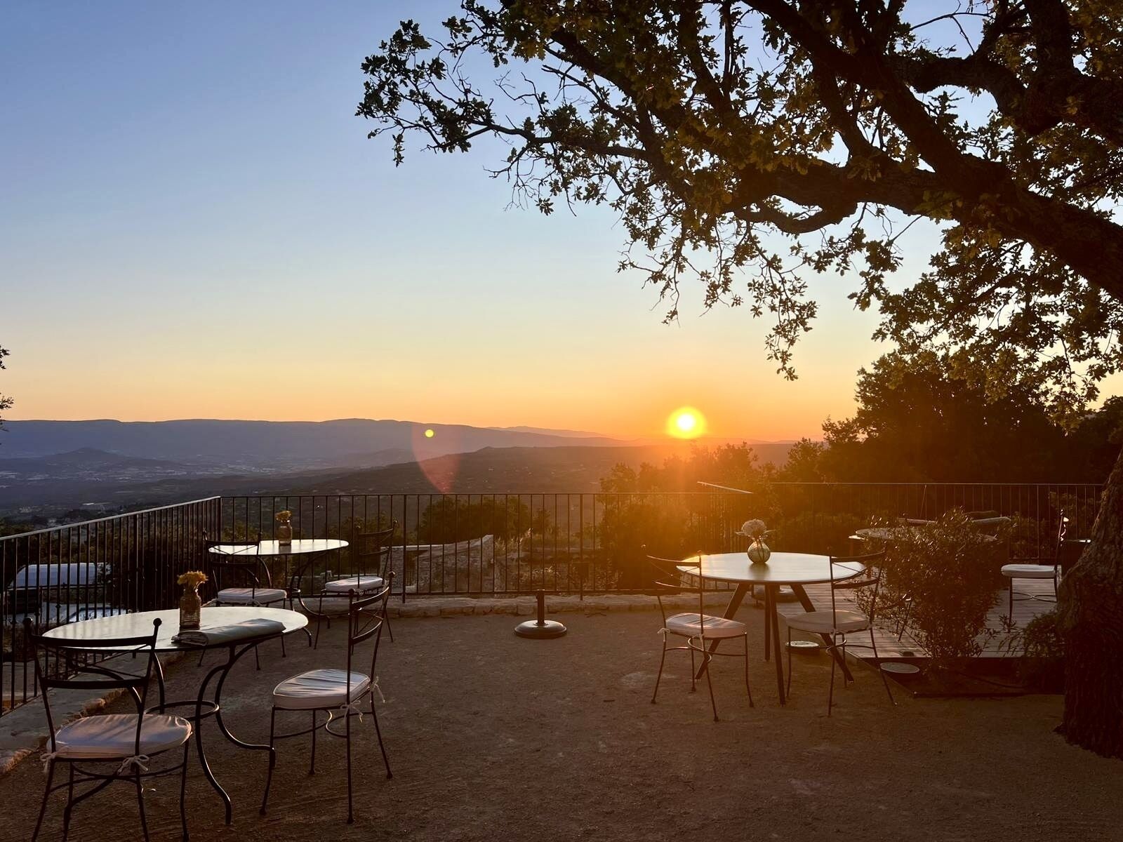 Villa Deluxe, salle de bains attenante, vue montagne (Villa des Cèdres) | Terrasse/Patio