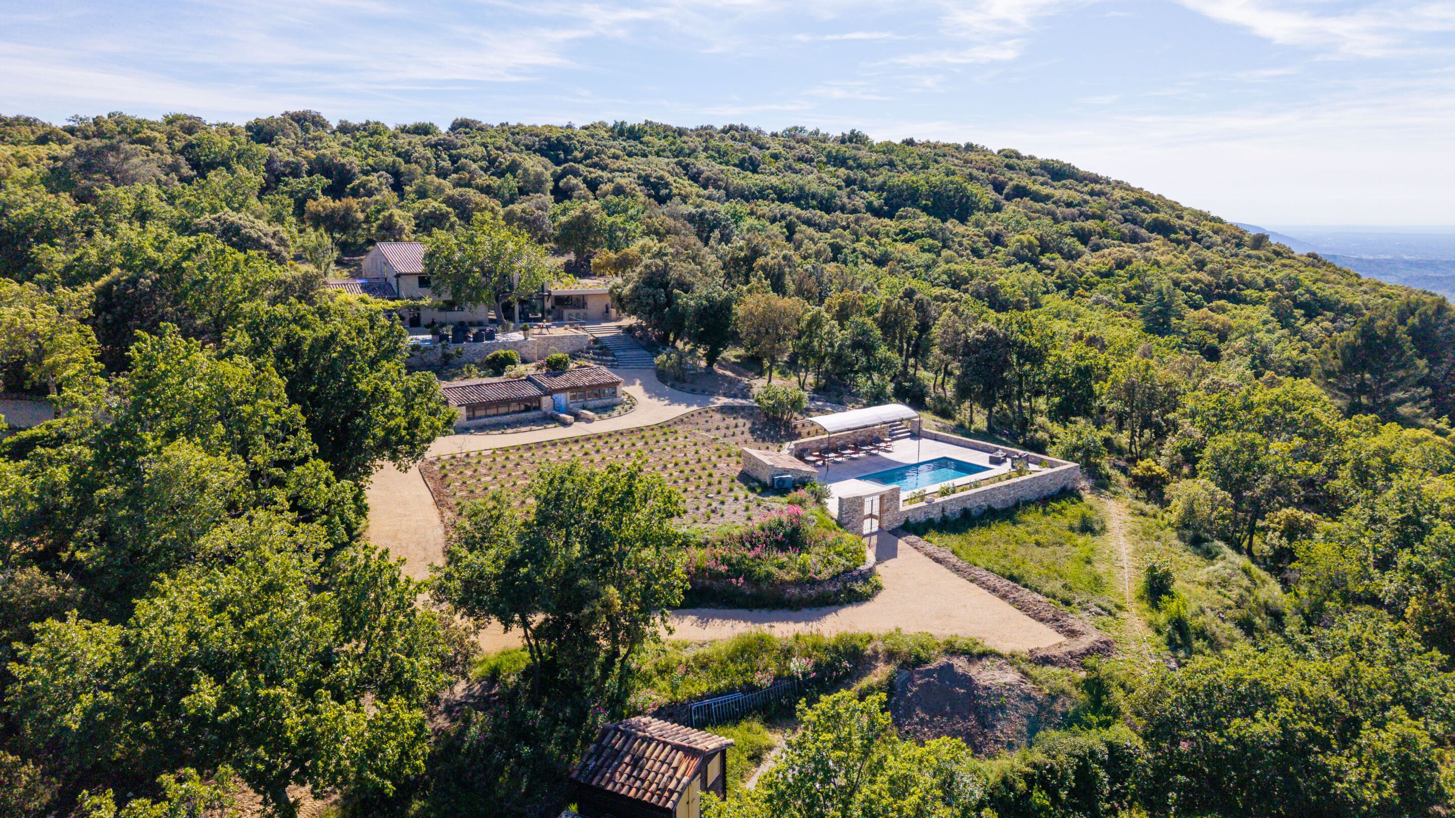 华丽别墅, 独立浴室, 山景 (Villa des Cèdres) | 住宿景观
