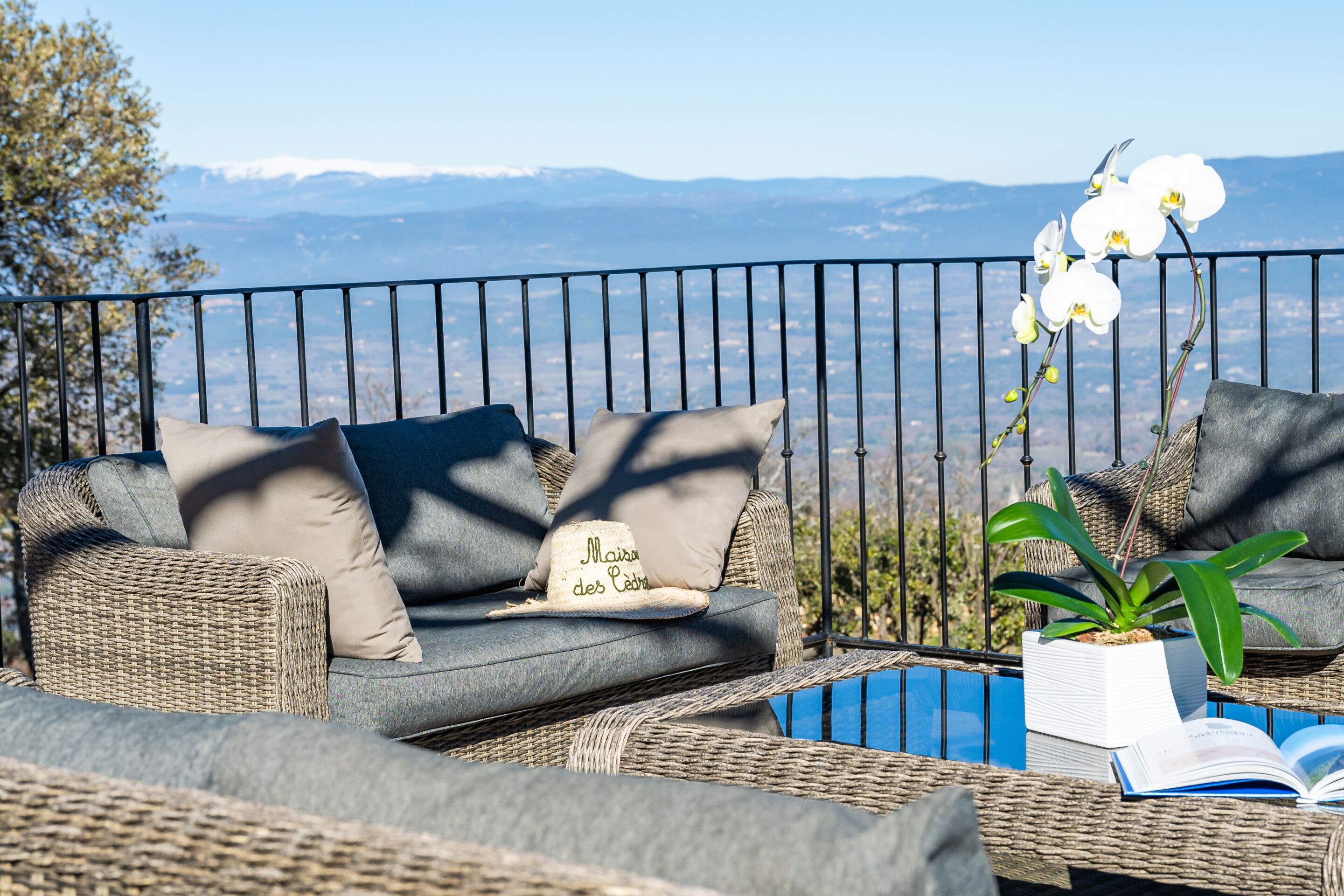 Deluxe Villa, Ensuite, Mountain View (Villa des Cèdres) | Terrace/patio