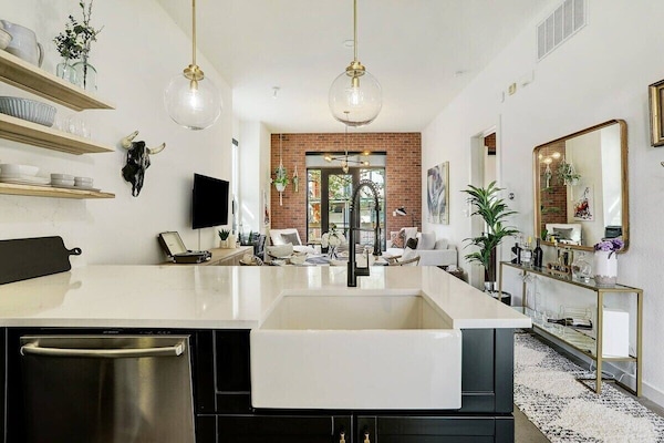 Ferienhaus, eigenes Bad (Lamar Treehouse) | Gemeinschaftsküche