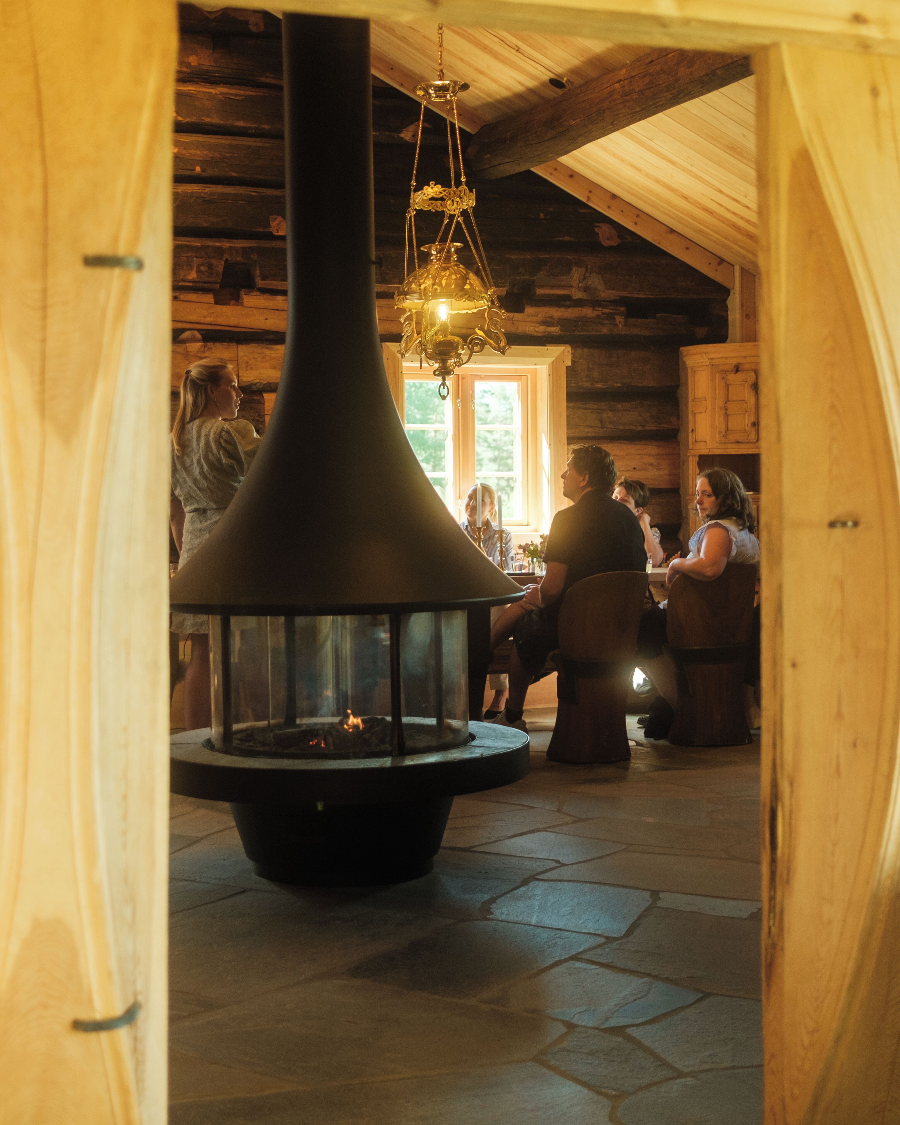 Design-talo, vuoristonäköala | Oleskelualue