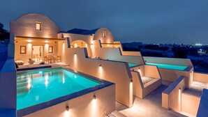 Unclassified image, 2 of 13, button - Santorini - Villa - Sleeps 5 - Pool - Parking (Santorini)