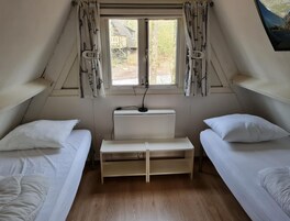 Chalé | 2 quartos, roupa de cama