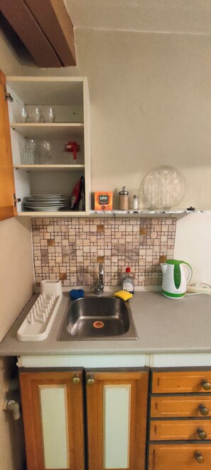 Private kitchen - Adorable 1-bedroom studio in charming Jihomoravský kraj (Jihomoravský kraj)