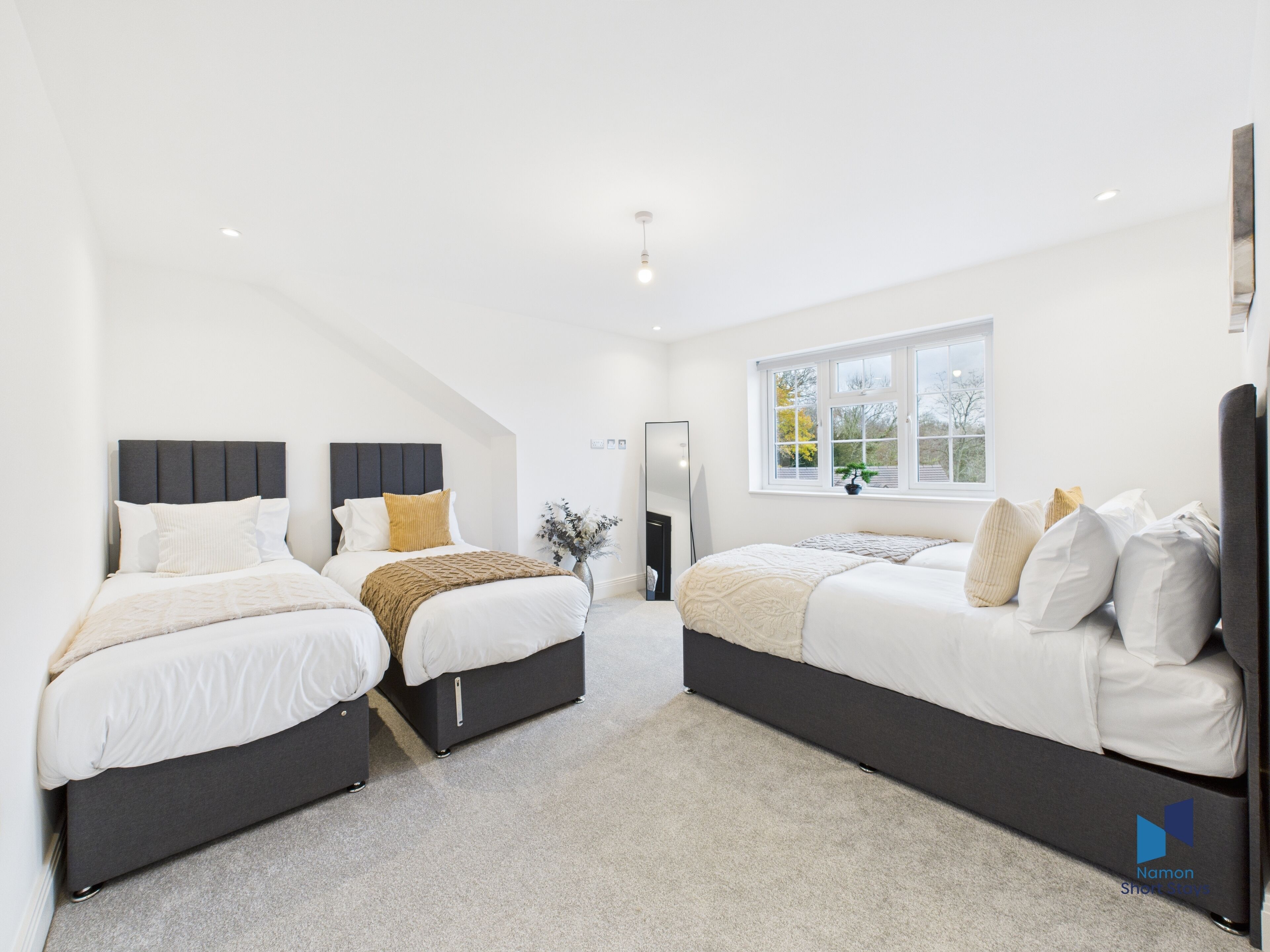 4 多间卧室、熨斗/熨衣板、旅行婴儿床、免费 WiFi