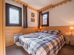2 bedrooms, free WiFi - 3-Room Apartment in Méribel Center with Parking and WiFi (Méribel)
