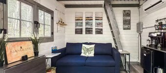 Family Bunkie | Sleeps 4 | Forest Views + Loft