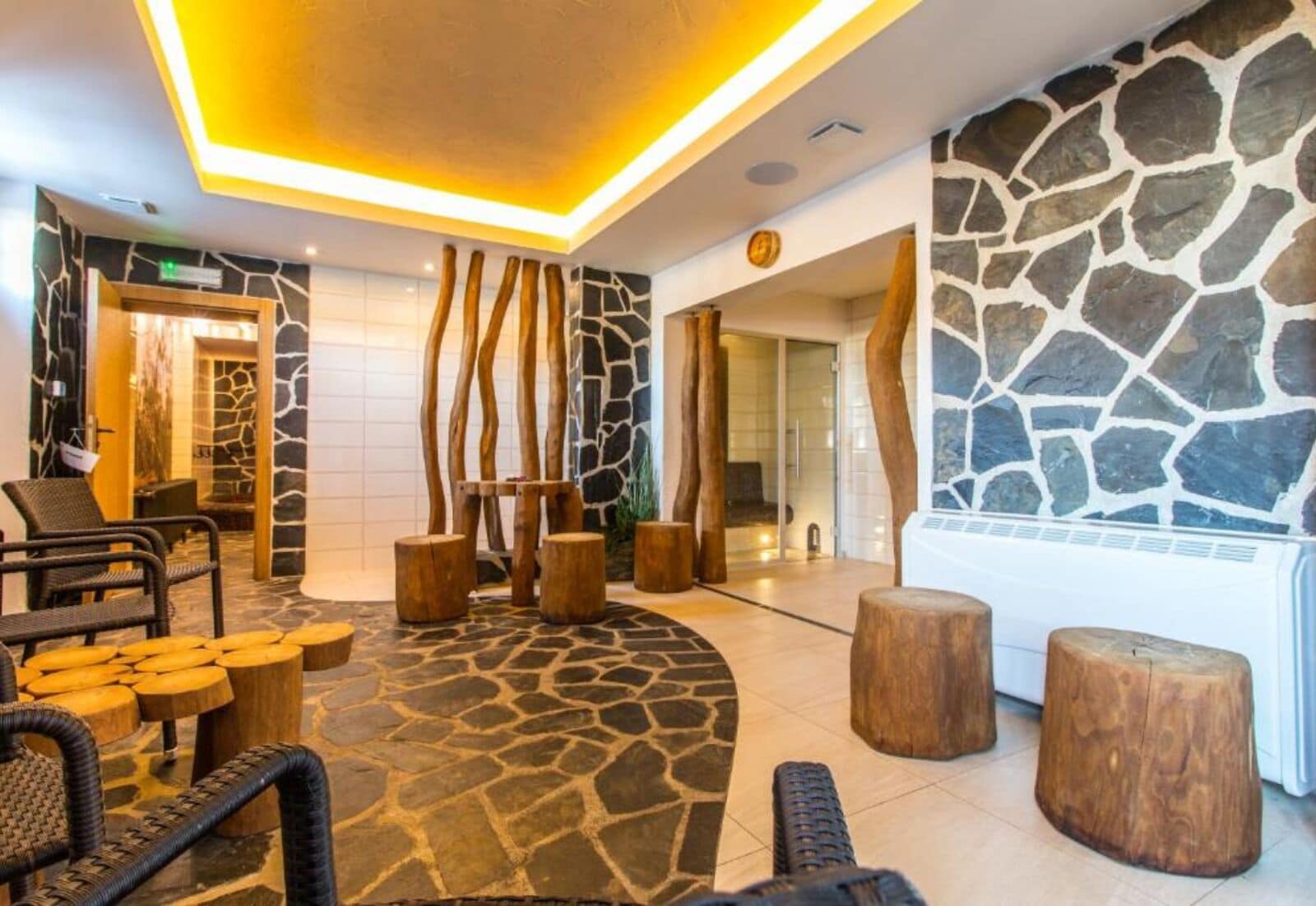 Behandlingsrum til par, sauna, boblebad, dampbad, tyrkisk bad/hammam