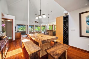 Dining - Ohana Kai, Luxe Princeville home w/ AC (Princeville)