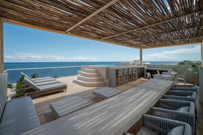 Terrace/patio - Designer Apartment with Mangrove View & Rooftop (Puerto Morelos)