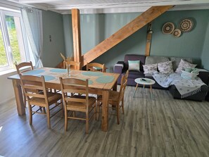 Dining - Gîte "Montana" Home Sweet Vosges. Detached country house with garden. (Xertigny)