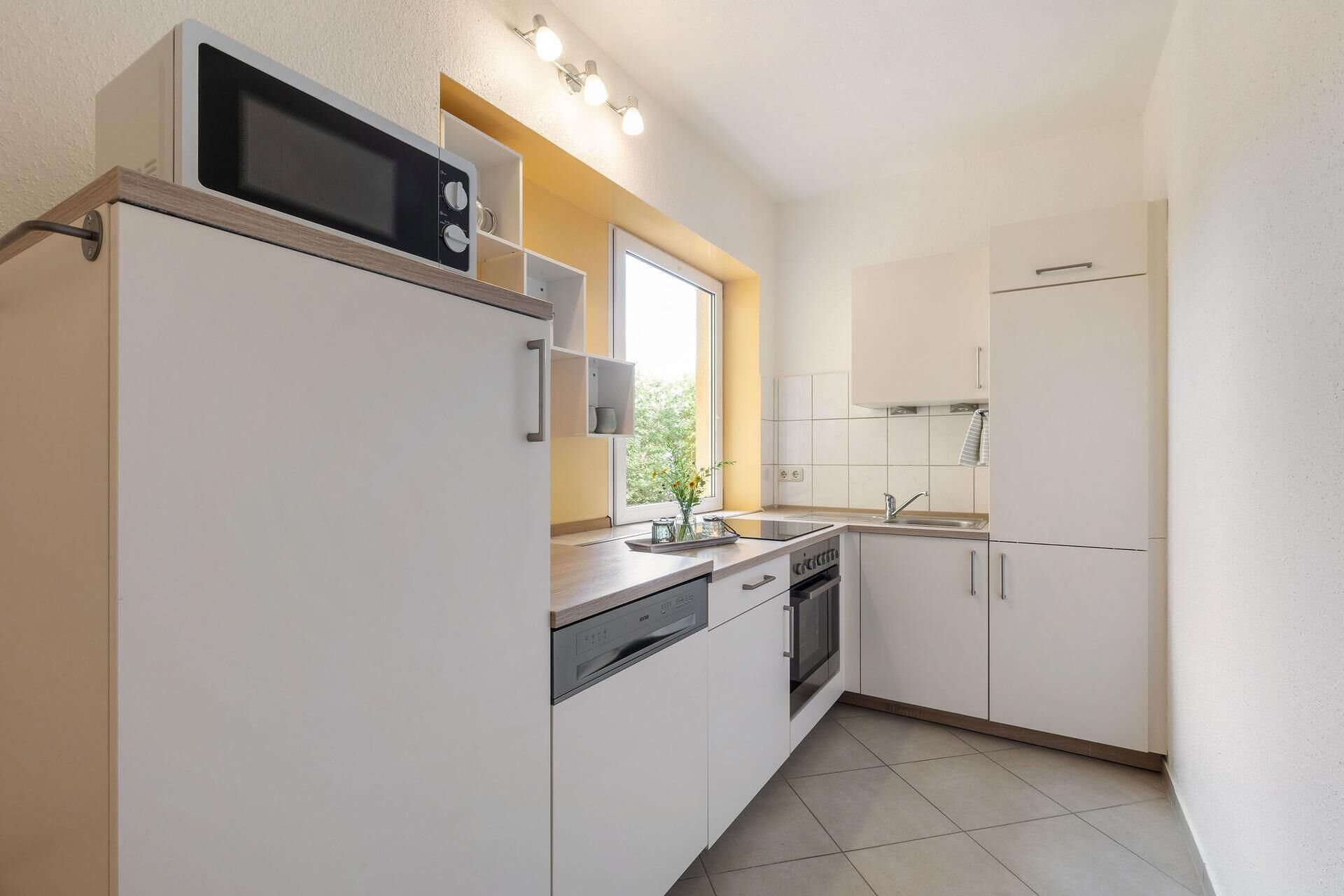 Refrigerador, horno, parrilla de estufa y lavavajillas 