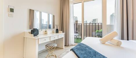 1 soverom, safe på rommet, strykejern/-brett og wi-fi (inkludert)