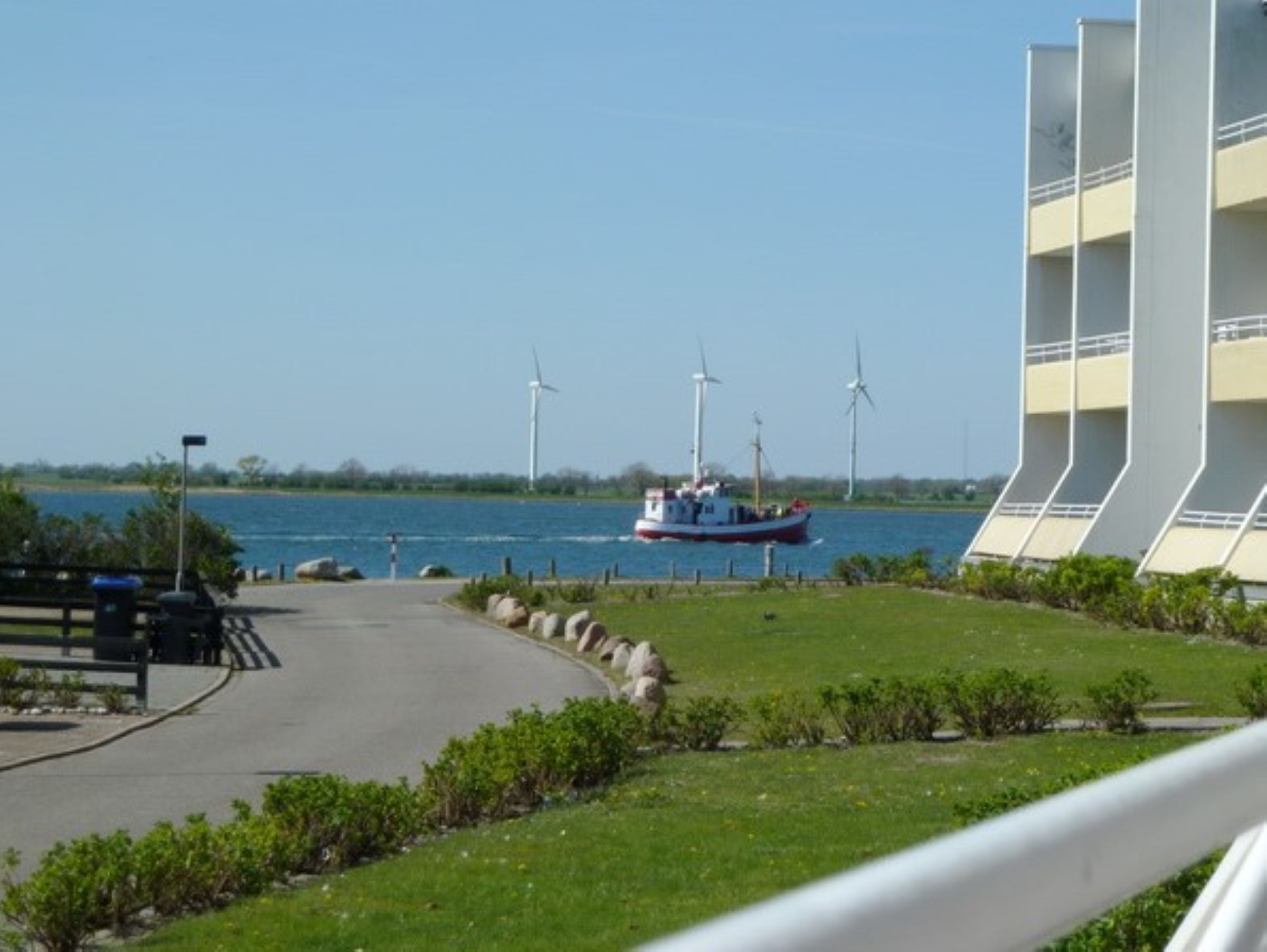 Blick von der Unterkunft