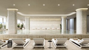 Salas para tratamentos a dois, massagens musculares profundas